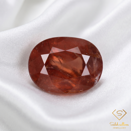 Natural Orange Sapphire | 1.14 Carat Oval Mixed Cut | Collector's Corundum Gemstone