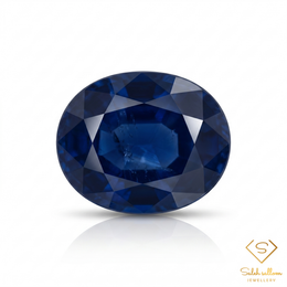 Natural Blue Sapphire | 2.77 Carat Oval Mixed Cut | Fine Corundum Gemstone