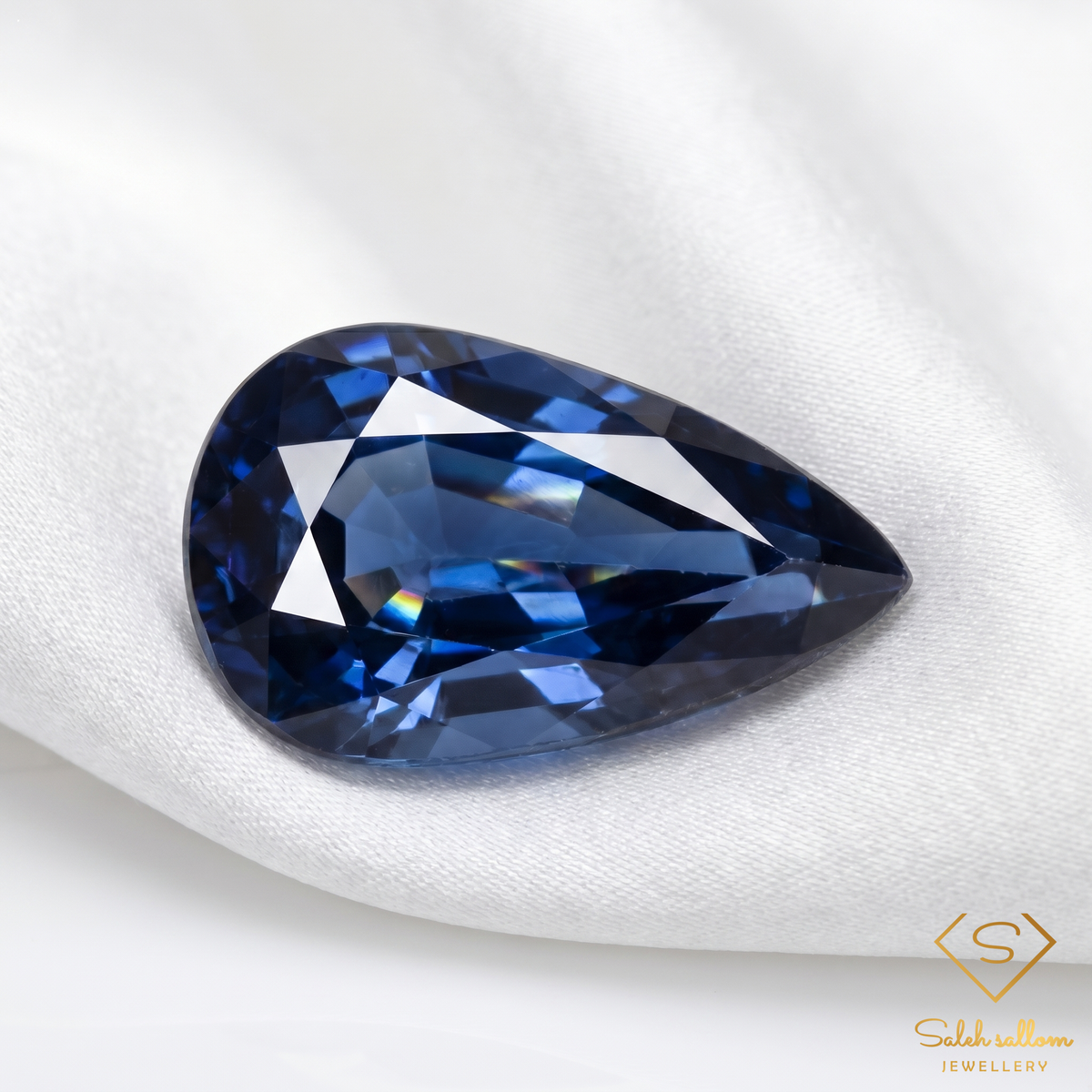 Natural Blue Sapphire | 1.05 Carat Pear Mixed Cut | Fine Corundum Gemstone