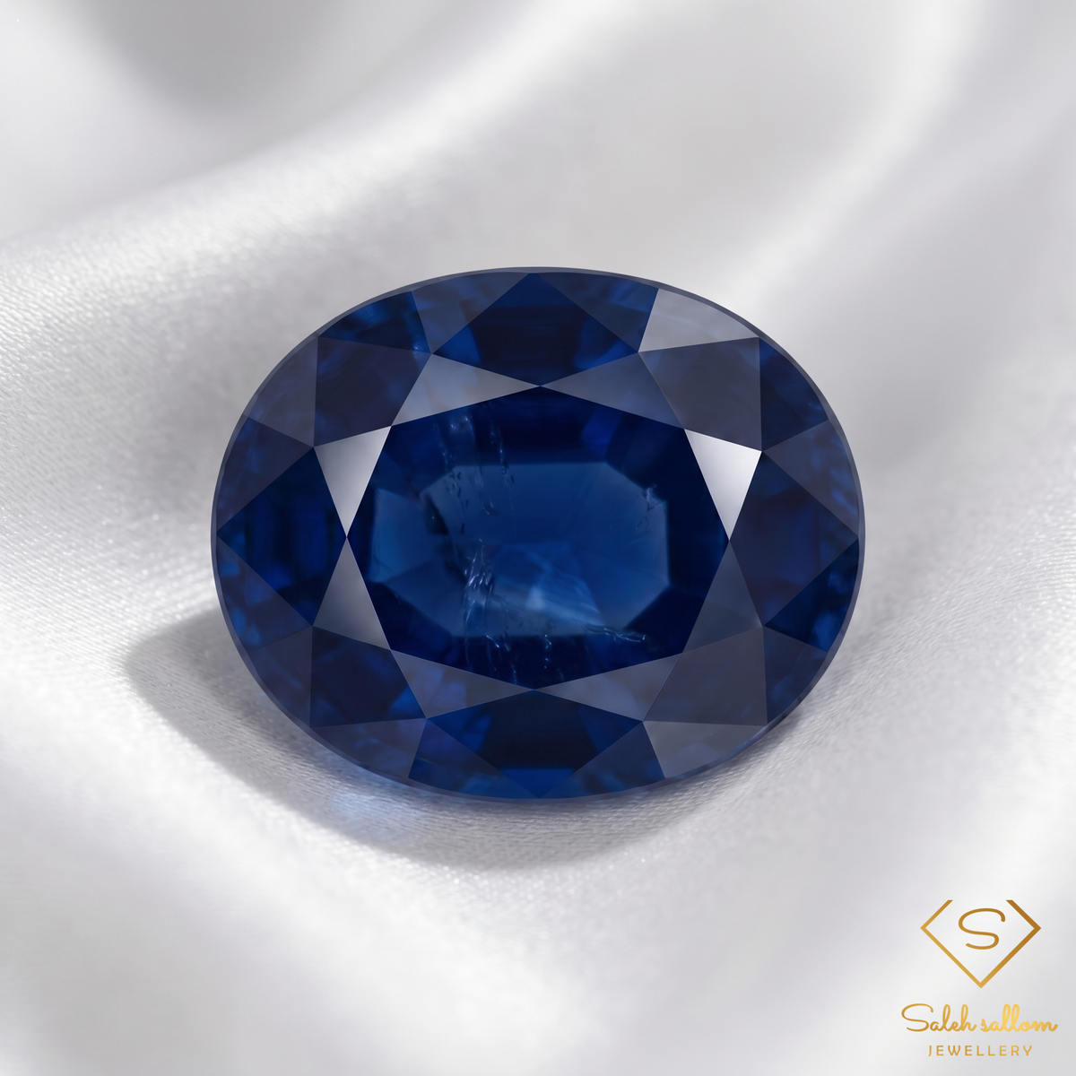 Natural Blue Sapphire | 2.77 Carat Oval Mixed Cut | Fine Corundum Gemstone