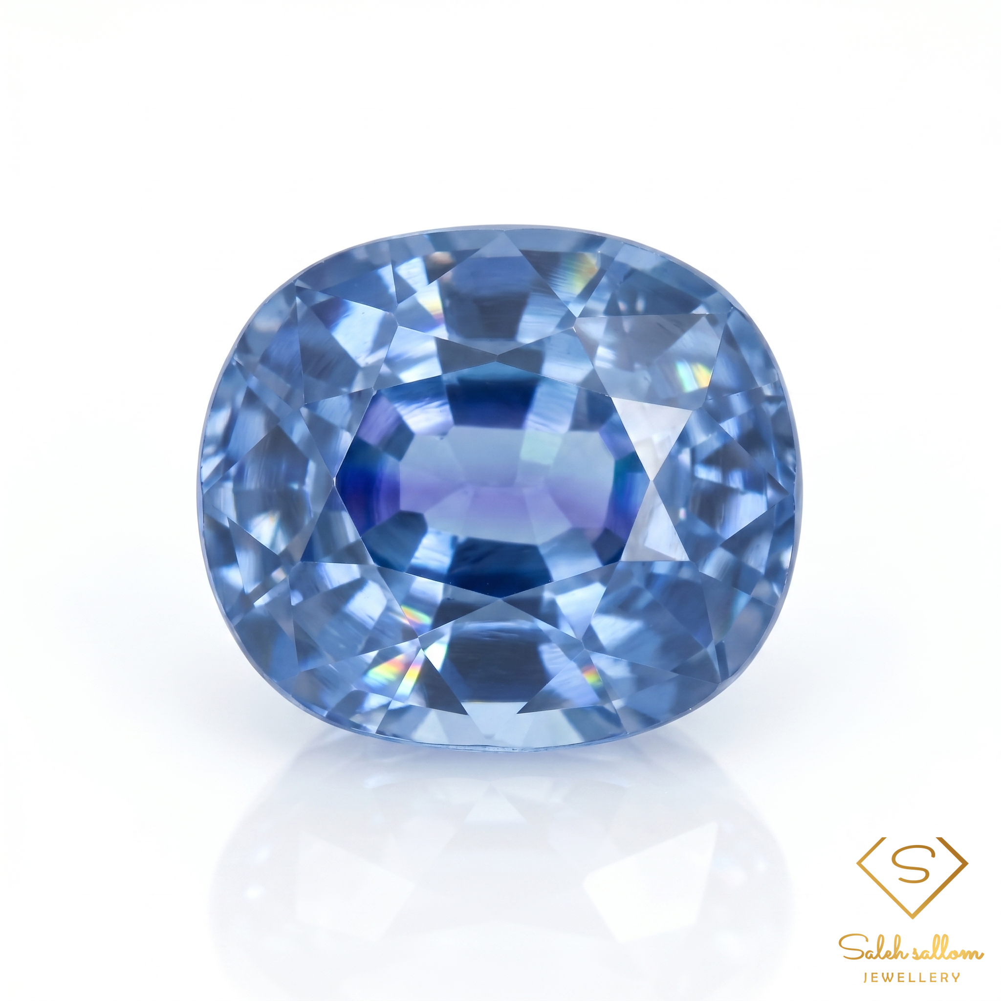 Natural Blue Sapphire | 0.90 Carat Cushion Mixed Cut | Fine Corundum Gemstone Main image