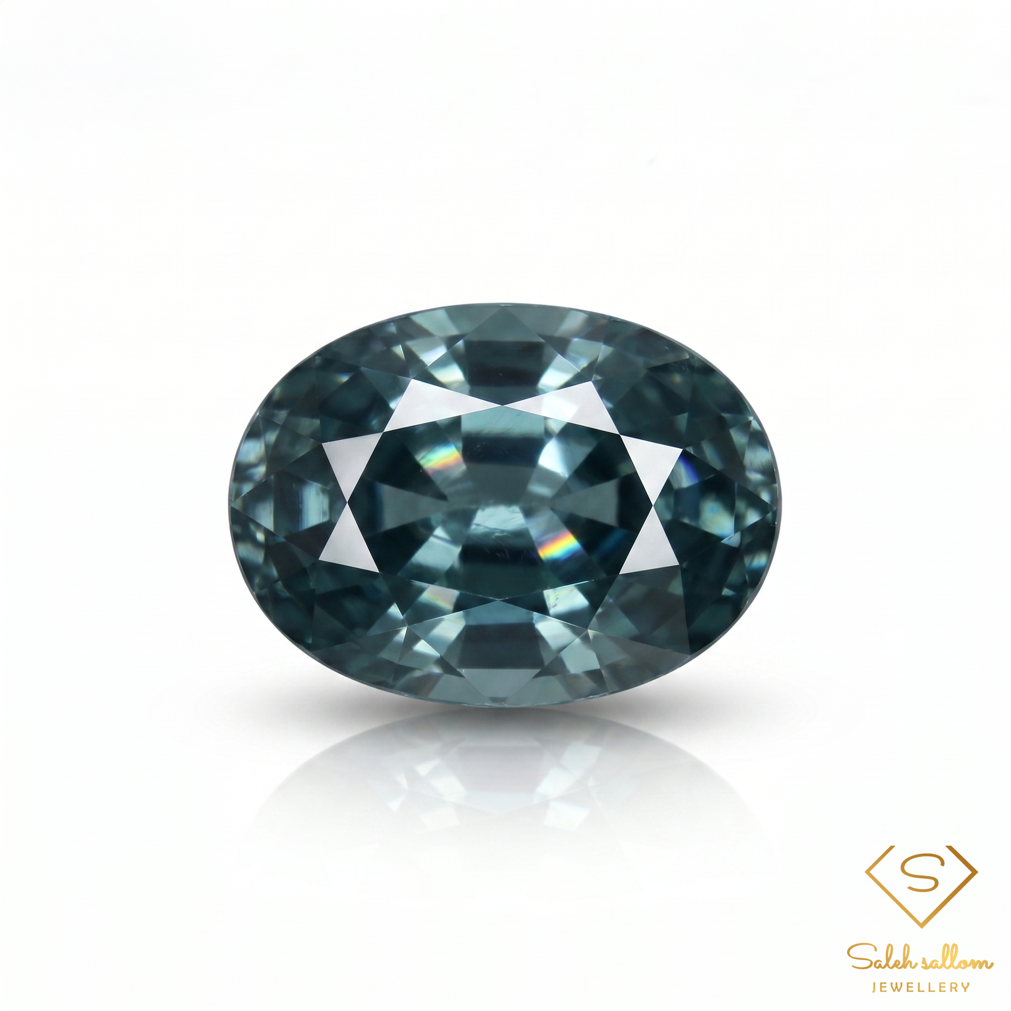 Natural Blue Sapphire | 1.02 Carat Oval Mixed Cut | Fine Corundum Gemstone Main image