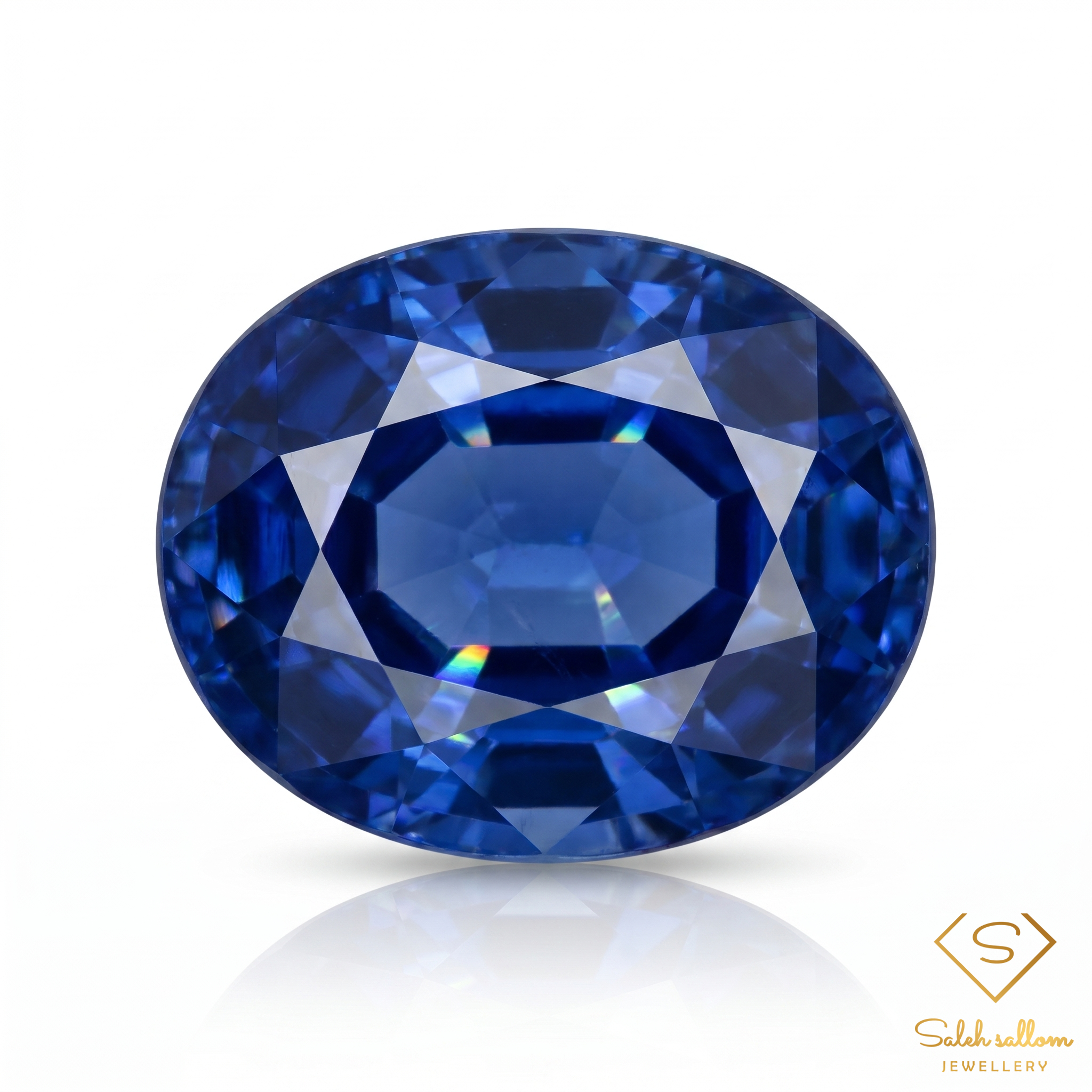 Natural Blue Sapphire | 0.39 Carat Oval Mixed Cut | Fine Corundum Gemstone Main image