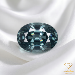 Natural Blue Sapphire | 1.02 Carat Oval Mixed Cut | Fine Corundum Gemstone