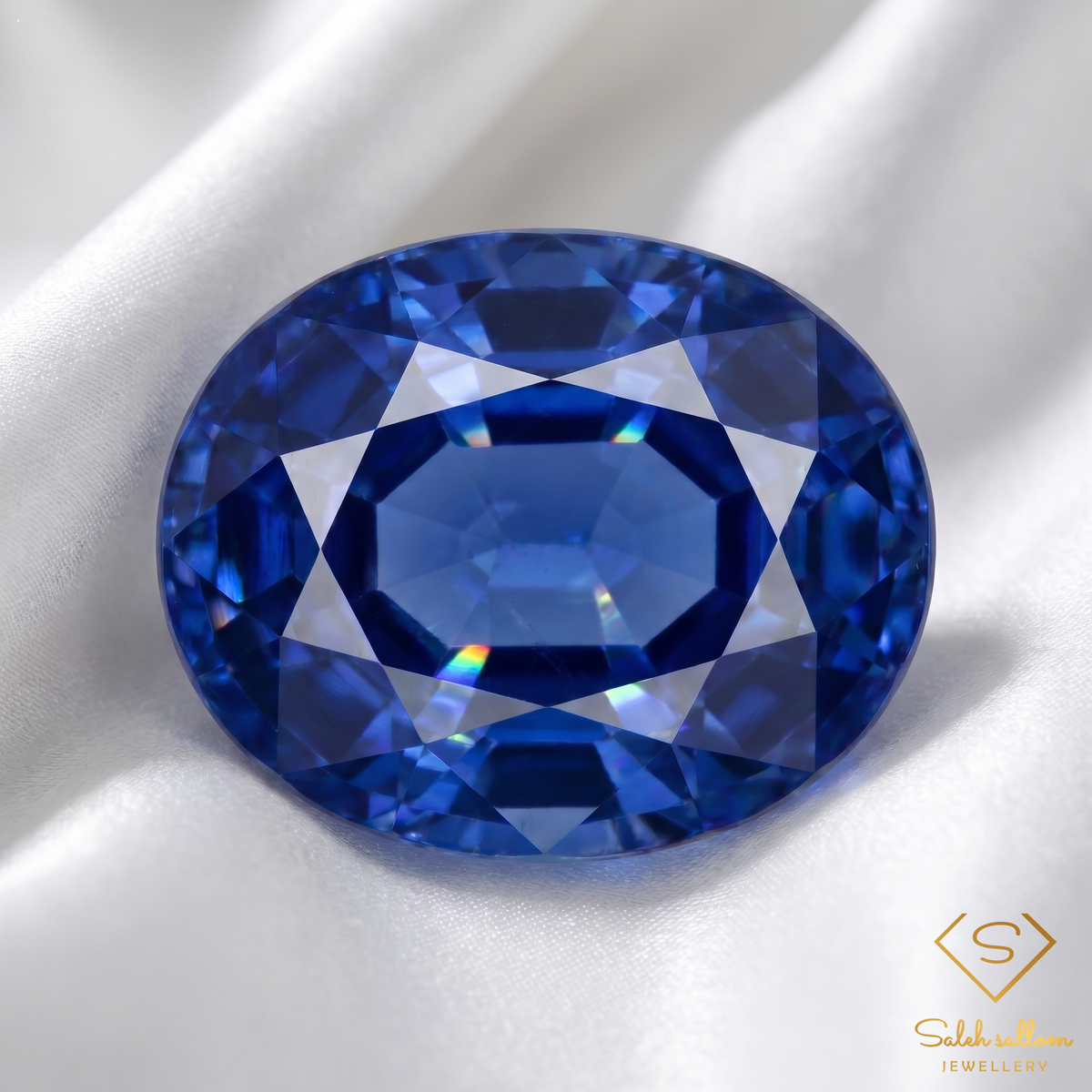 Natural Blue Sapphire | 0.39 Carat Oval Mixed Cut | Fine Corundum Gemstone