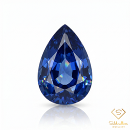 Natural Blue Sapphire | 0.61 Carat Pear Mixed Cut | Fine Corundum Gemstone