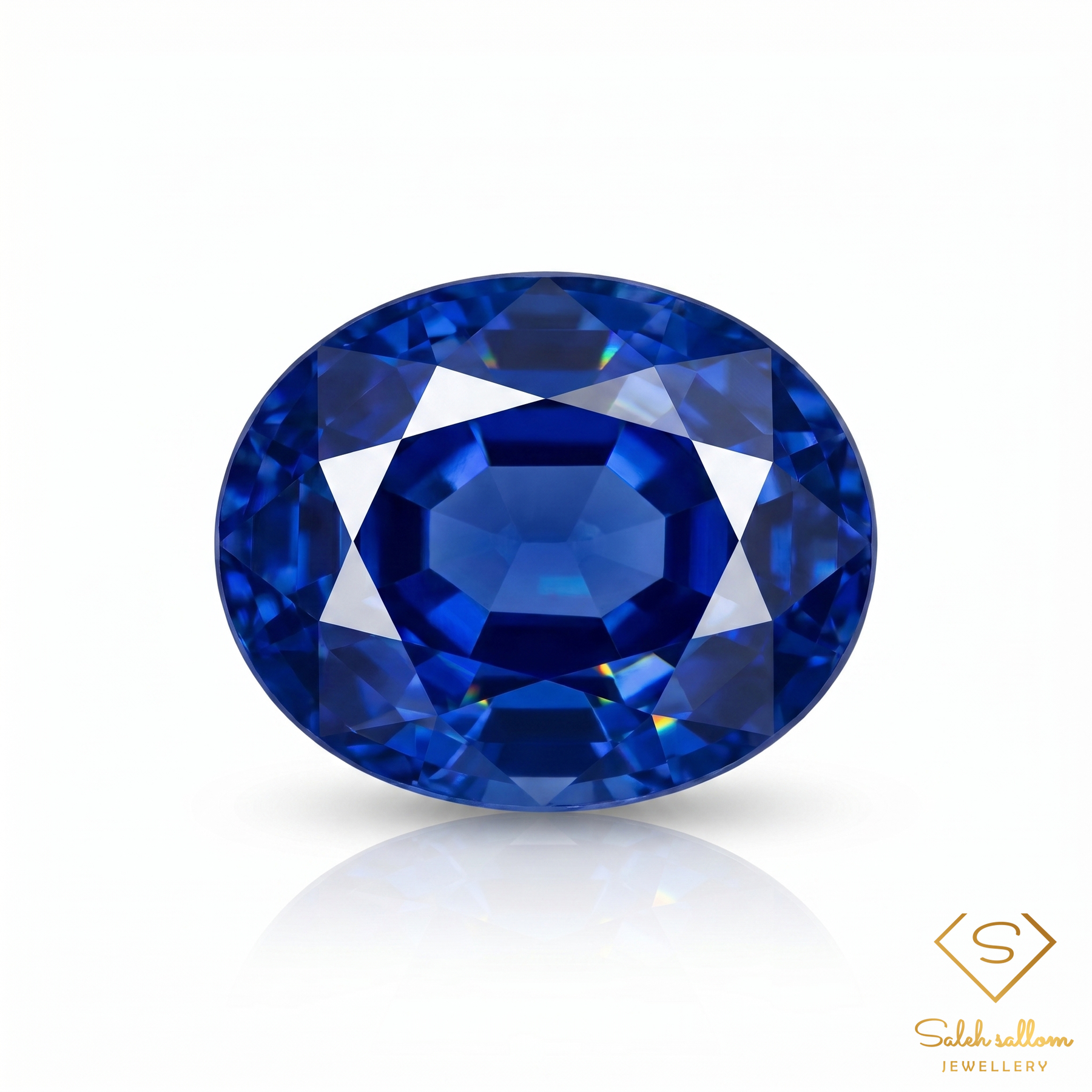 Natural Blue Sapphire | 0.46 Carat Oval Mixed Cut | Fine Corundum Gemstone