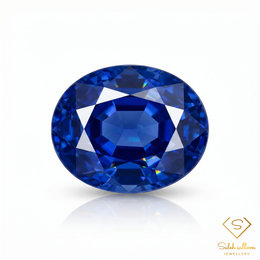 Natural Blue Sapphire | 0.46 Carat Oval Mixed Cut | Fine Corundum Gemstone