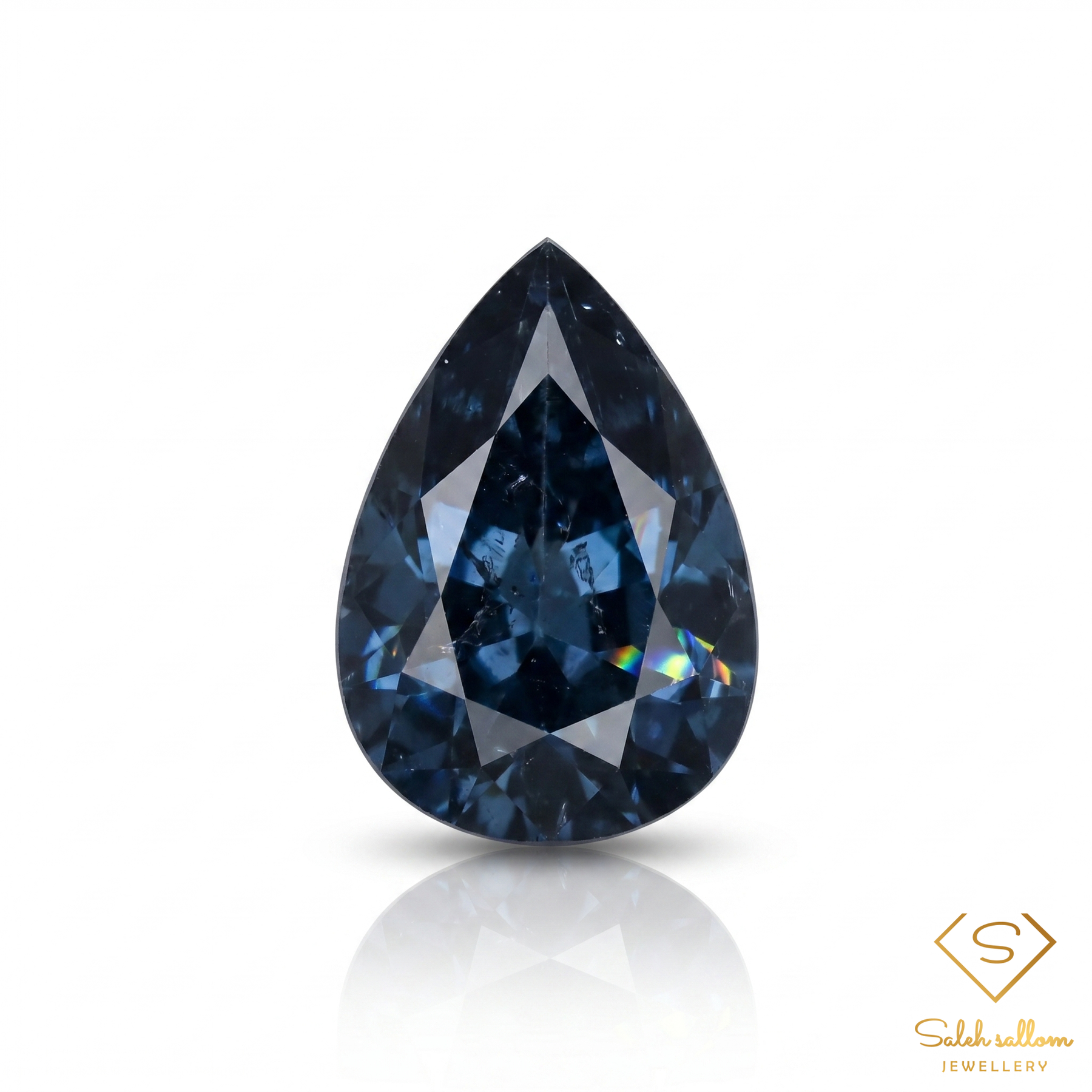 Natural Blue Sapphire | 0.50 Carat Pear Mixed Cut | Fine Corundum Gemstone