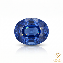 Natural Blue Sapphire | 0.56 Carat Oval Mixed Cut | Fine Blue Corundum Gemstone