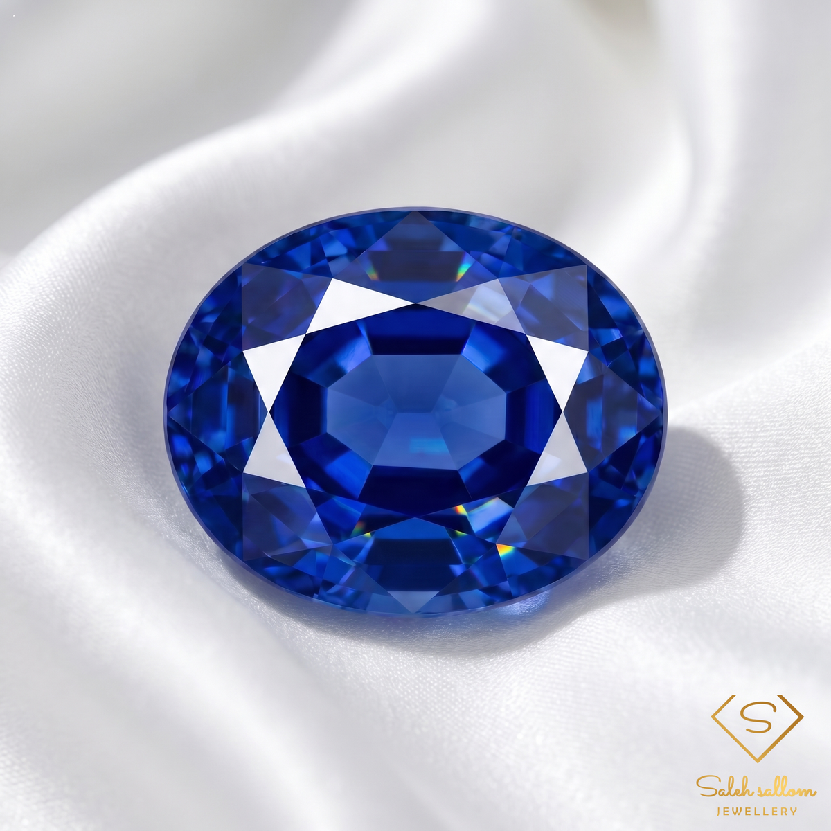 Natural Blue Sapphire | 0.46 Carat Oval Mixed Cut | Fine Corundum Gemstone