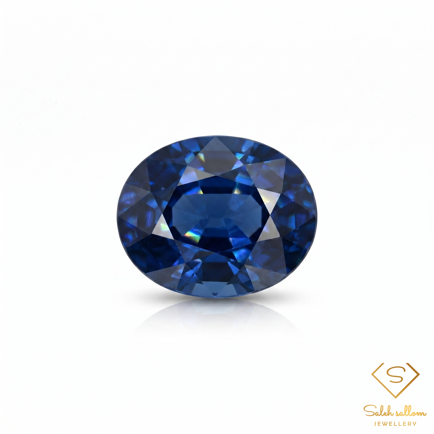 Natural Blue Sapphire | 0.63 Carat Oval Mixed Cut | Fine Blue Corundum Gemstone