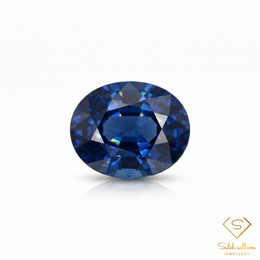 Natural Blue Sapphire | 0.63 Carat Oval Mixed Cut | Fine Blue Corundum Gemstone