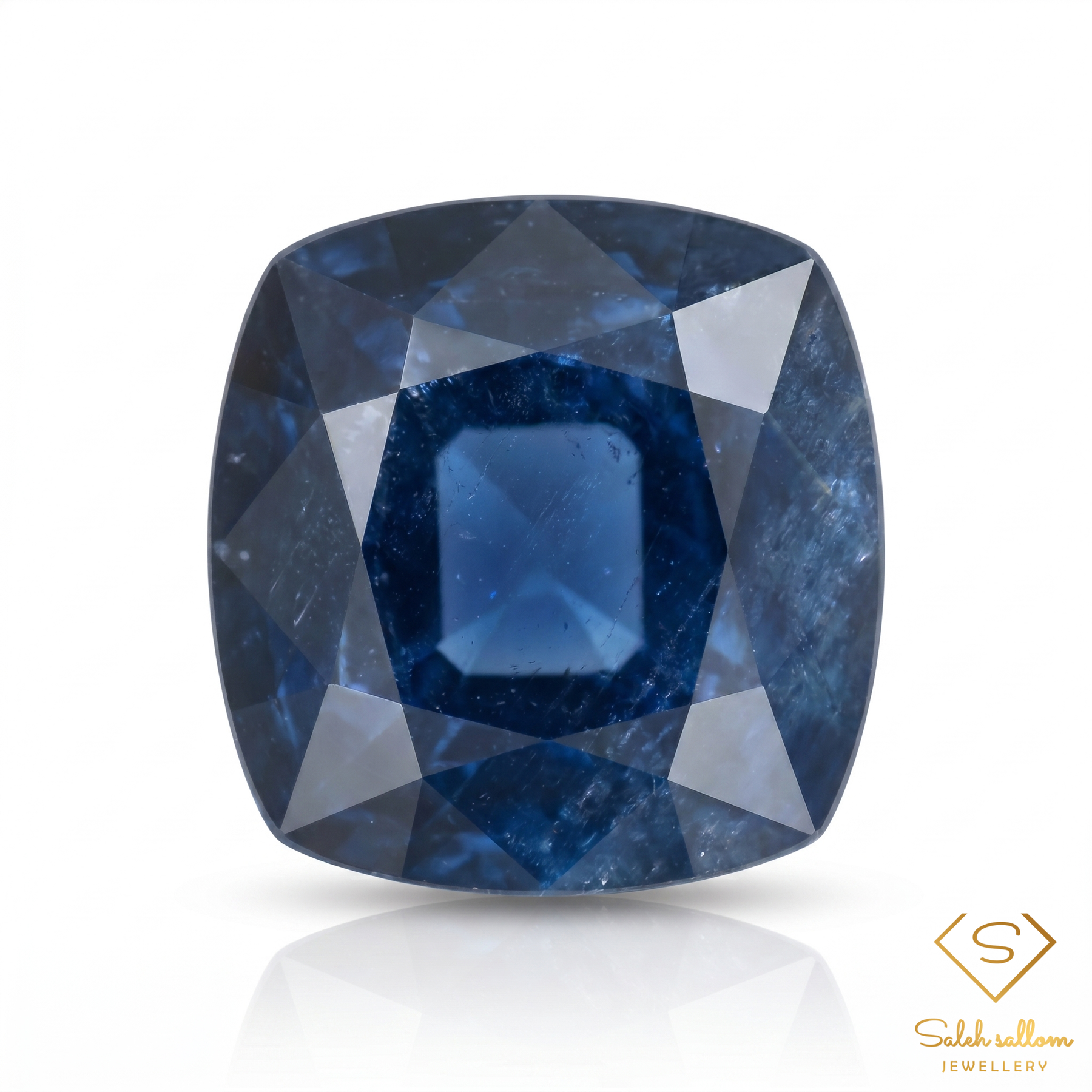 Natural Blue Sapphire | 1.25 Carat Cushion Mixed Cut | Fine Blue Corundum Gemstone