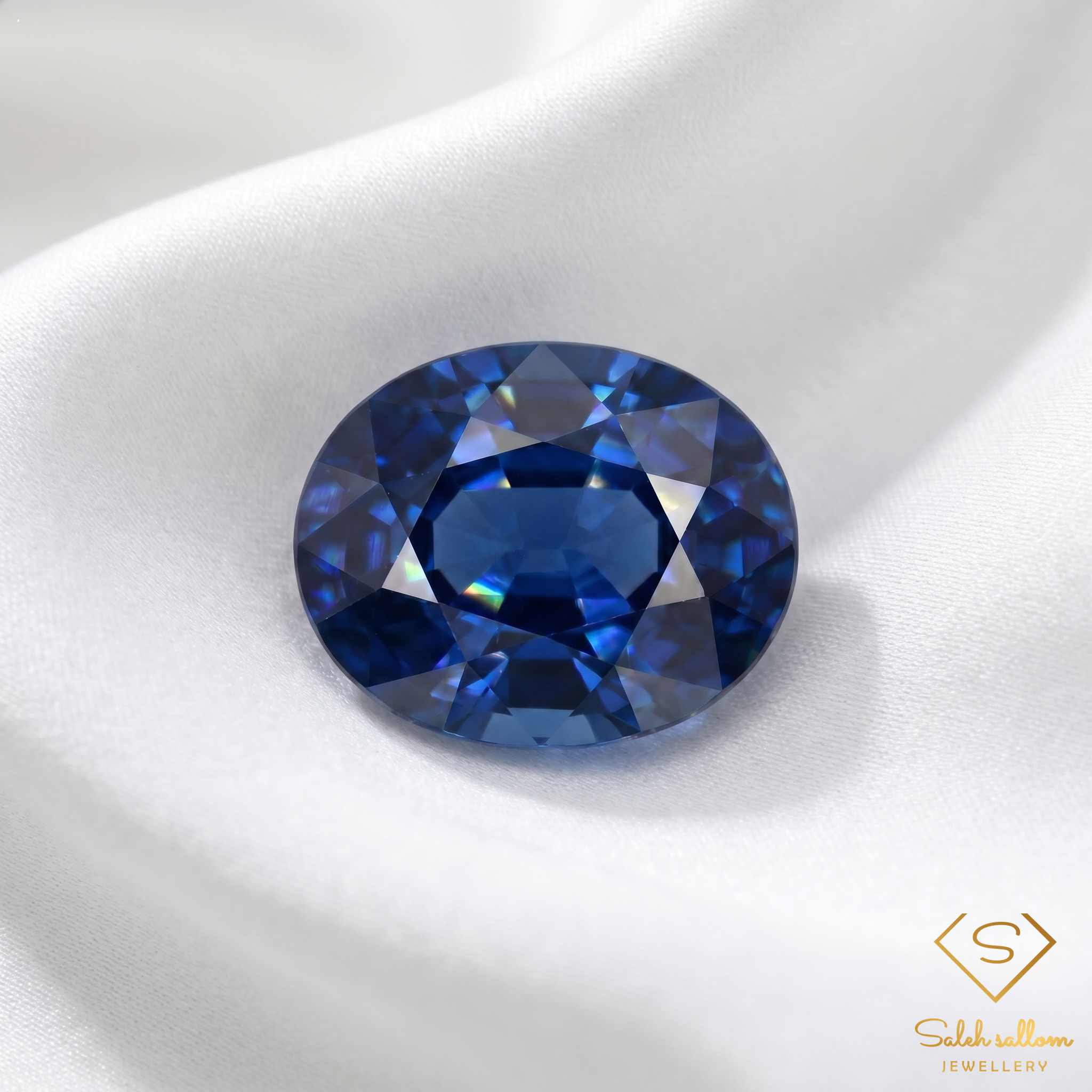 Natural Blue Sapphire | 0.63 Carat Oval Mixed Cut | Fine Blue Corundum Gemstone Secondary image