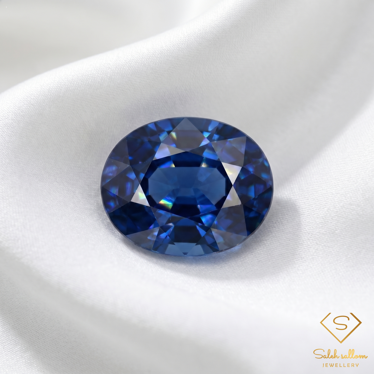 Natural Blue Sapphire | 0.63 Carat Oval Mixed Cut | Fine Blue Corundum Gemstone