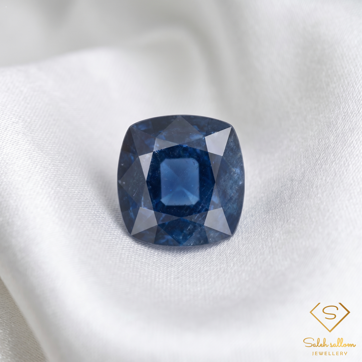 Natural Blue Sapphire | 1.25 Carat Cushion Mixed Cut | Fine Blue Corundum Gemstone