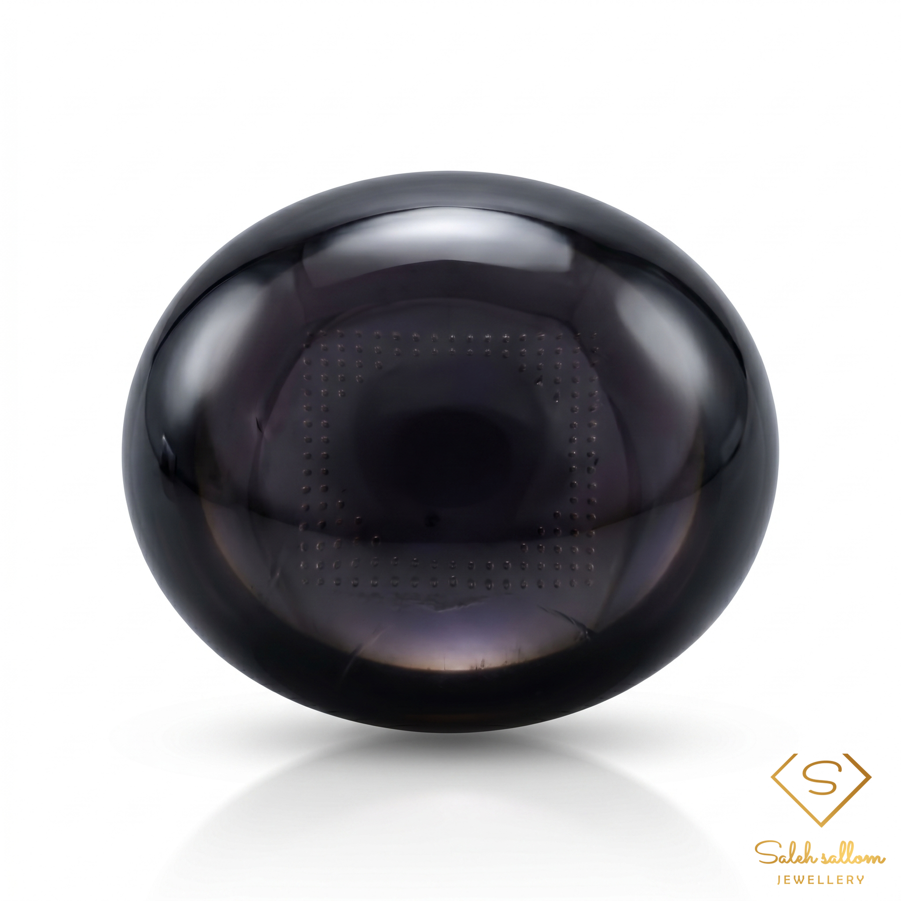 Natural Black Star Sapphire | 0.98 Carat Oval Cabochon | Rare Collector's Gemstone