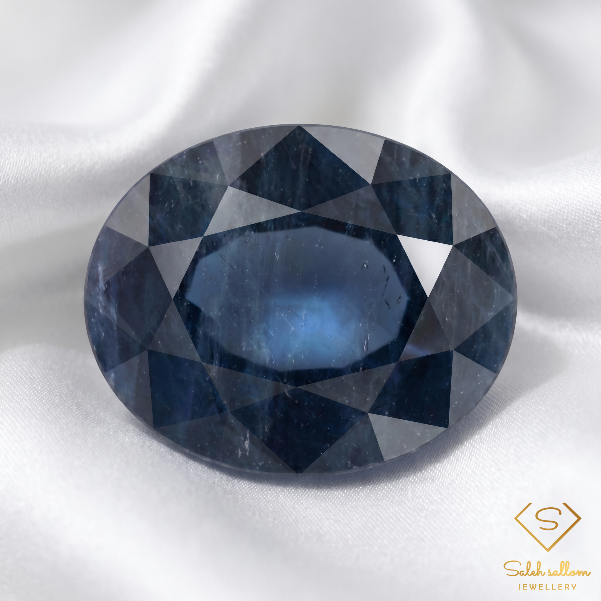 Natural Blue Sapphire | 3.30 Carat Oval Mixed Cut | Collector Fine Gemstone Secondary image