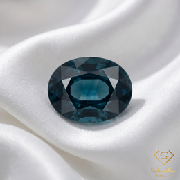 Natural Teal Blue Sapphire | 0.30 Carat Oval Mixed Cut | Fine Collector Gemstone