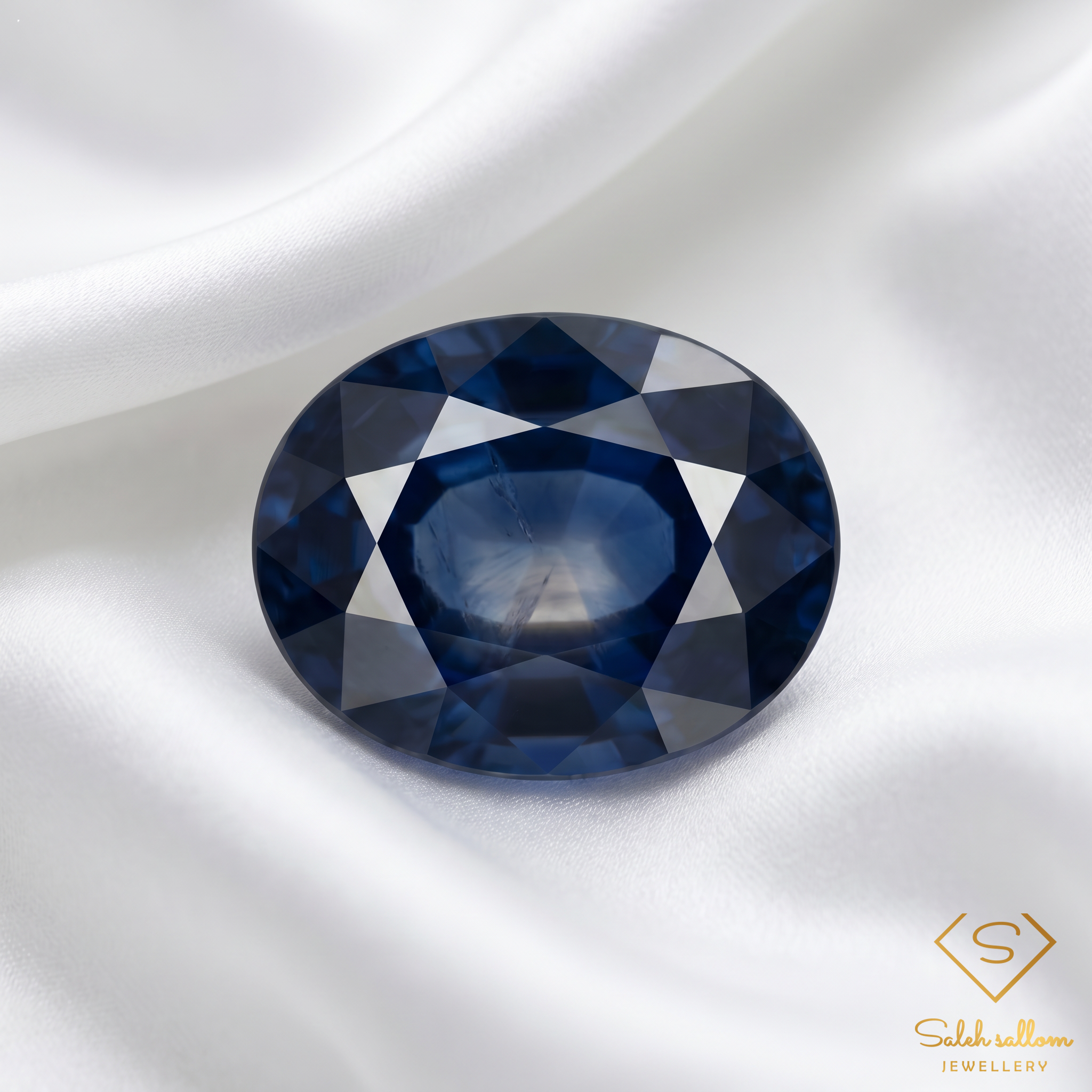 Natural Blue Sapphire | 0.32 Carat Oval Mixed Cut | Fine Blue Corundum Gemstone Secondary image