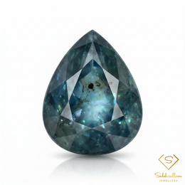 Natural Blue-Green Sapphire | 1.10 Carat Pear Cut | Fine Corundum Gemstone