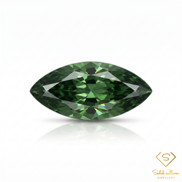 Natural Green Sapphire | 0.81 Carat Marquise Cut | Fine Corundum Gemstone
