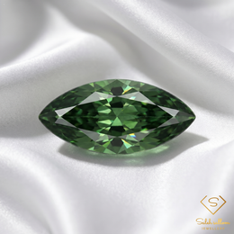 Natural Green Sapphire | 0.81 Carat Marquise Cut | Fine Corundum Gemstone