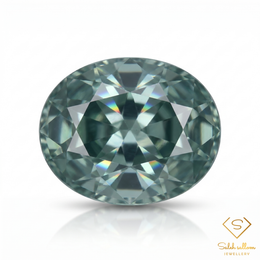 Natural Green Sapphire | 1.16 Carat Oval Mixed Cut | Fine Corundum Gemstone