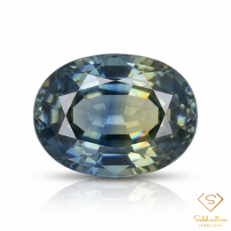 Natural Blue Green Sapphire | 1.16 Carat Oval Mixed Cut | Fine Corundum Gemstone