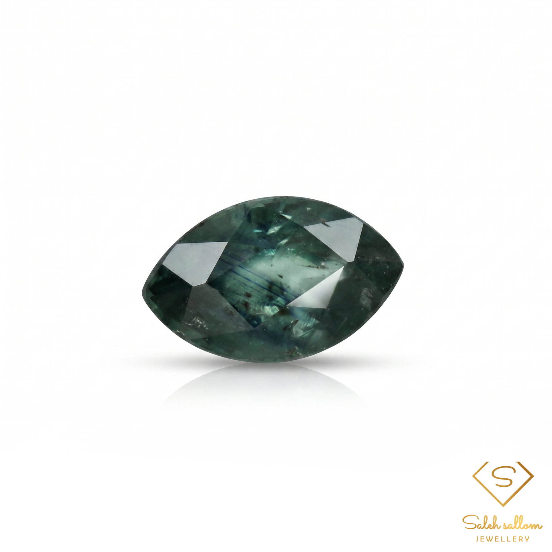Natural Green Sapphire | 1.07 Carat Marquise Cut | Unique Fine Gemstone