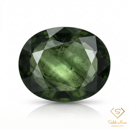 Natural Green Sapphire | 0.59 Carat Oval Cut | Collector Gemstone