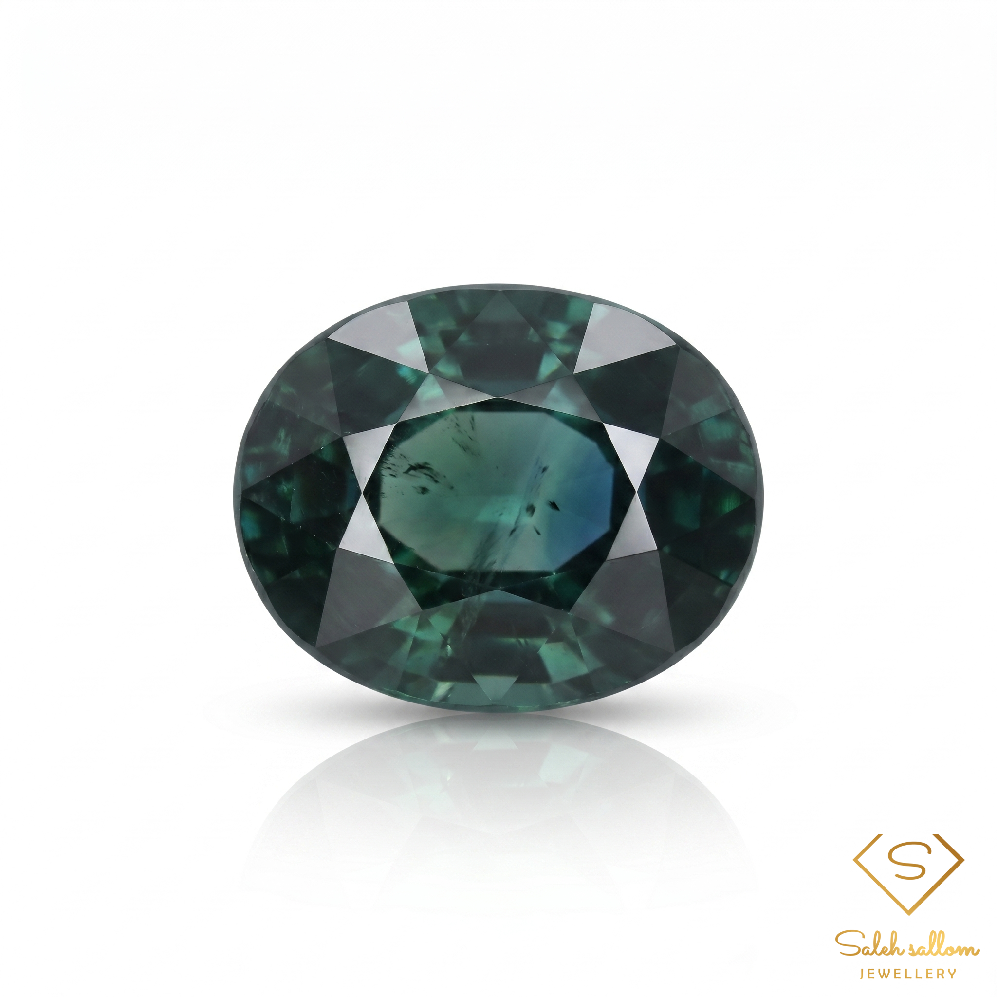 Natural Green Sapphire | 0.39 Carat Oval Cut | Fine Collector Gemstone Main image