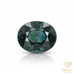 Natural Green Sapphire | 0.39 Carat Oval Cut | Fine Collector Gemstone
