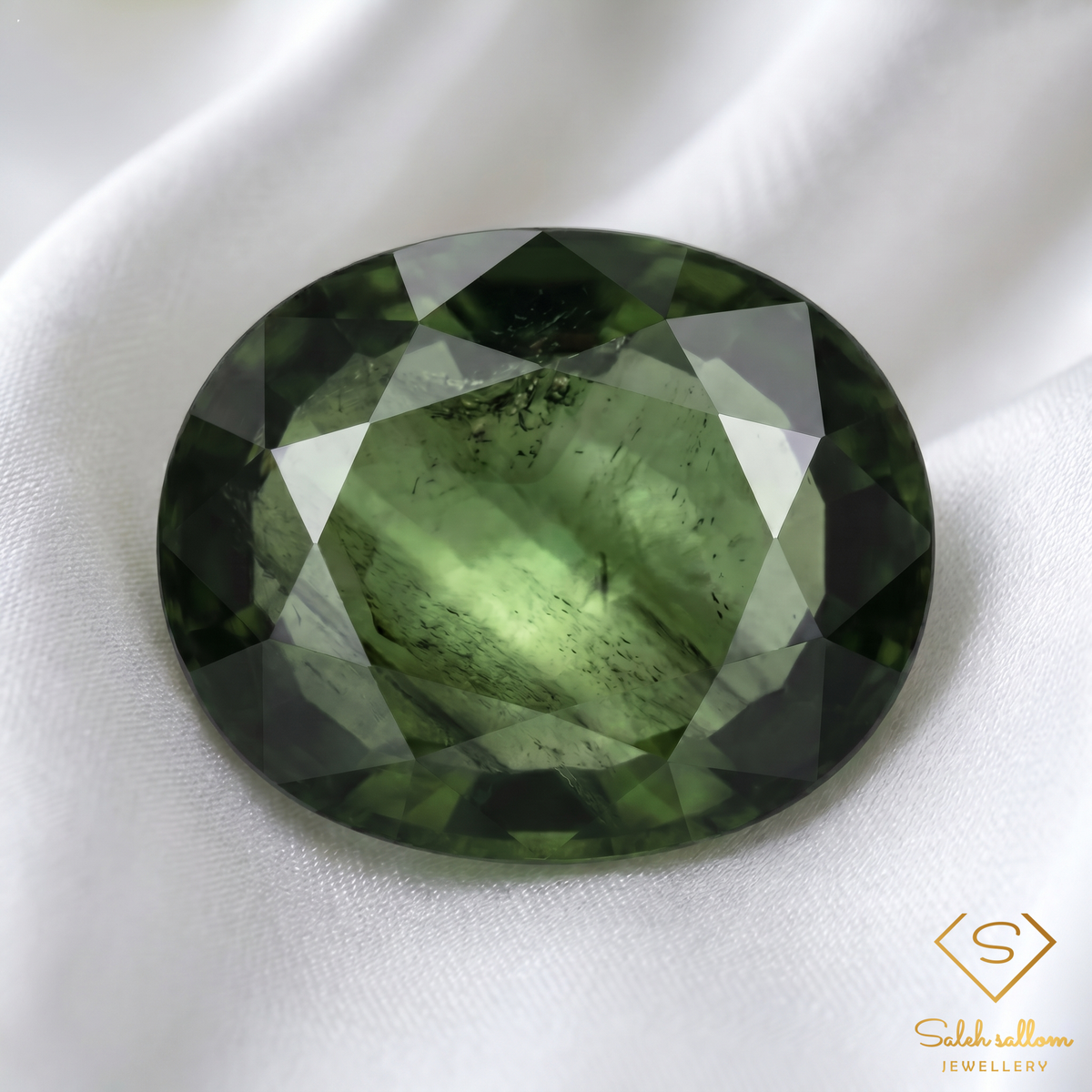 Natural Green Sapphire | 0.59 Carat Oval Cut | Collector Gemstone