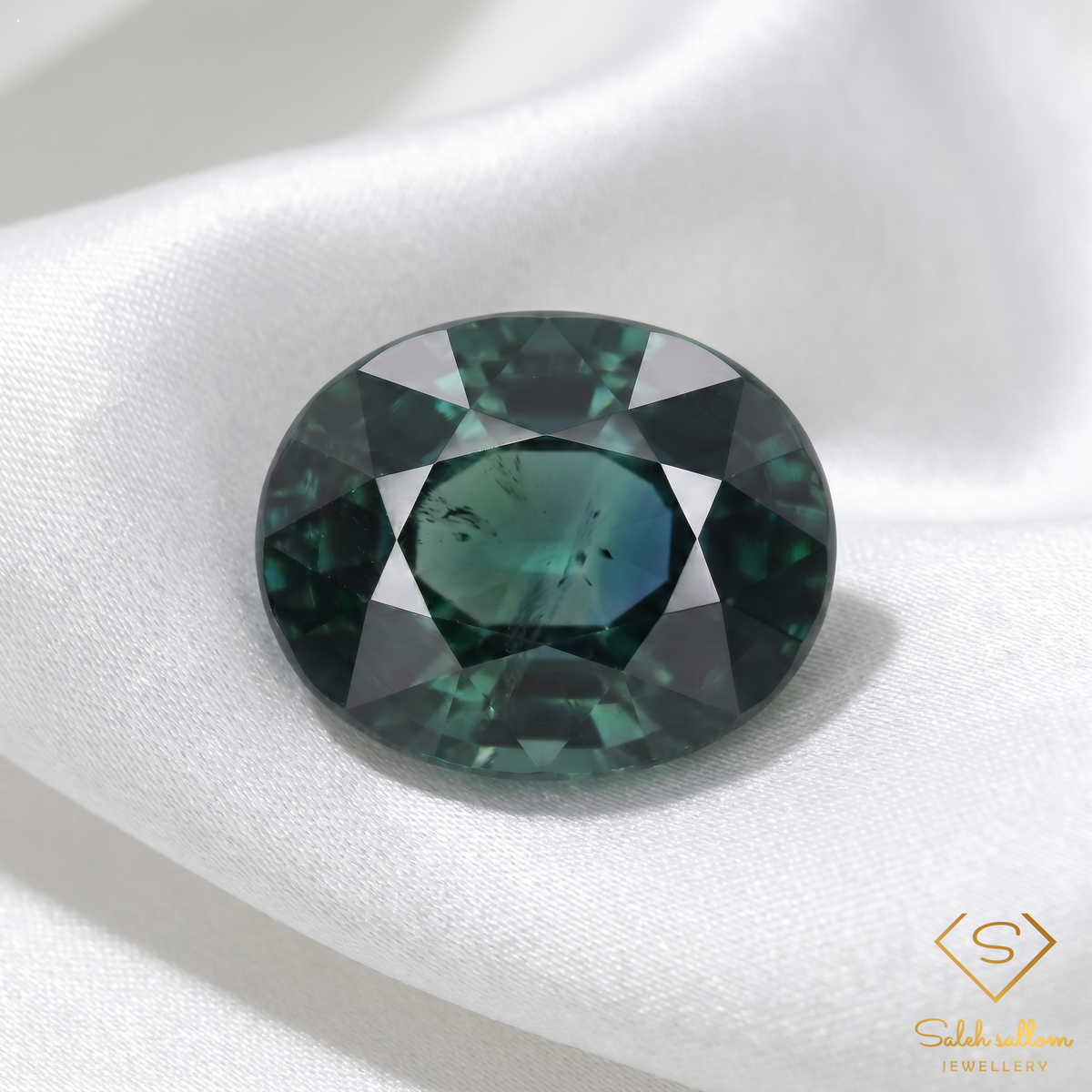 Natural Green Sapphire | 0.39 Carat Oval Cut | Fine Collector Gemstone