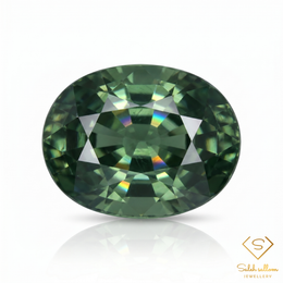 Natural Green Sapphire | 0.70 Carat Oval Cut | Fine Collector Gemstone
