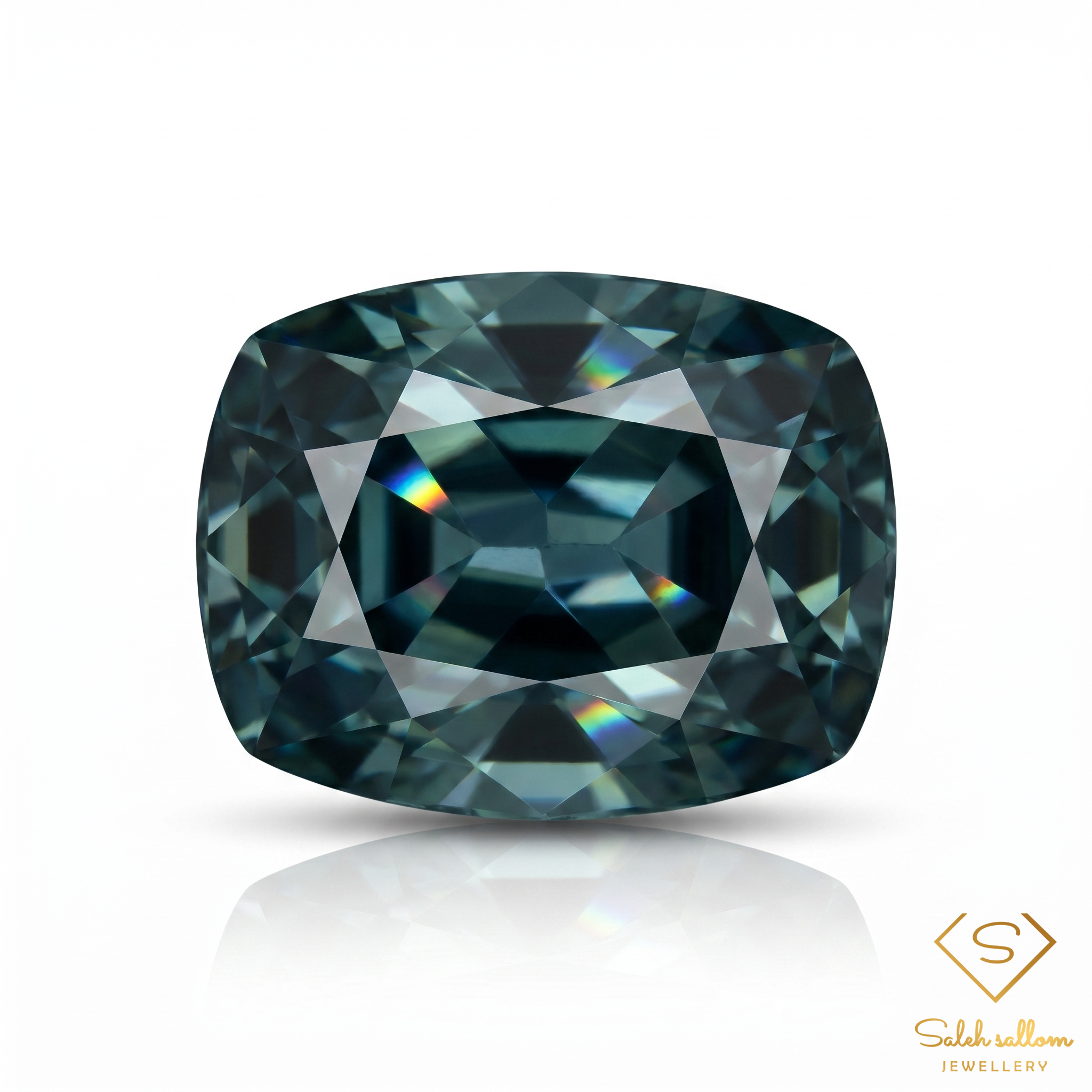 Natural Green Sapphire | 0.84 Carat Cushion Cut | Fine Collector Gemstone Main image