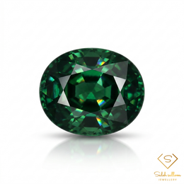 Natural Green Sapphire | 0.67 Carat Oval Cut | Fine Collector Gemstone