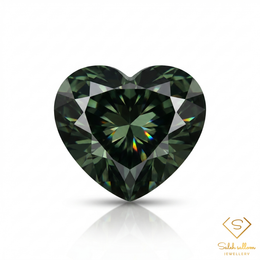 Natural Green Sapphire | 1.31 Carat Heart Cut | Fine Collector Gemstone
