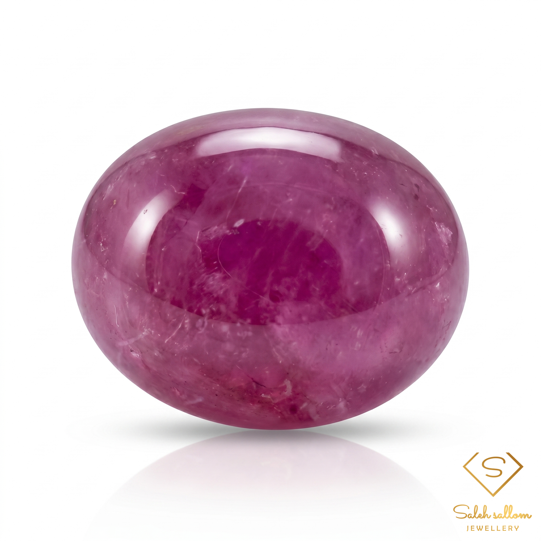 Natural Ruby | 5.69 Carat Oval Cabochon | Fine Collector Gemstone