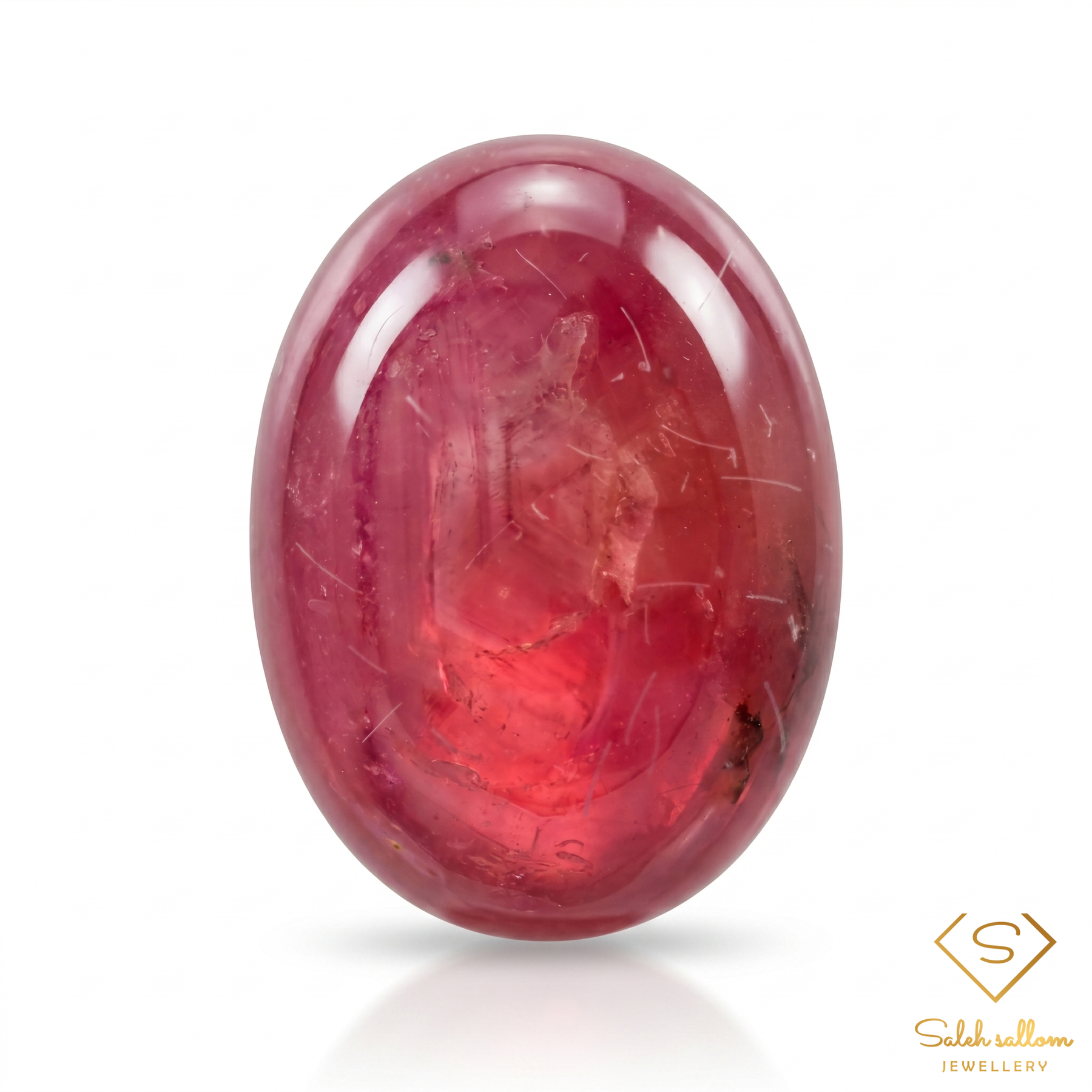 Natural Ruby | 3.57 Carat Oval Cabochon | Fine Collector Gemstone
