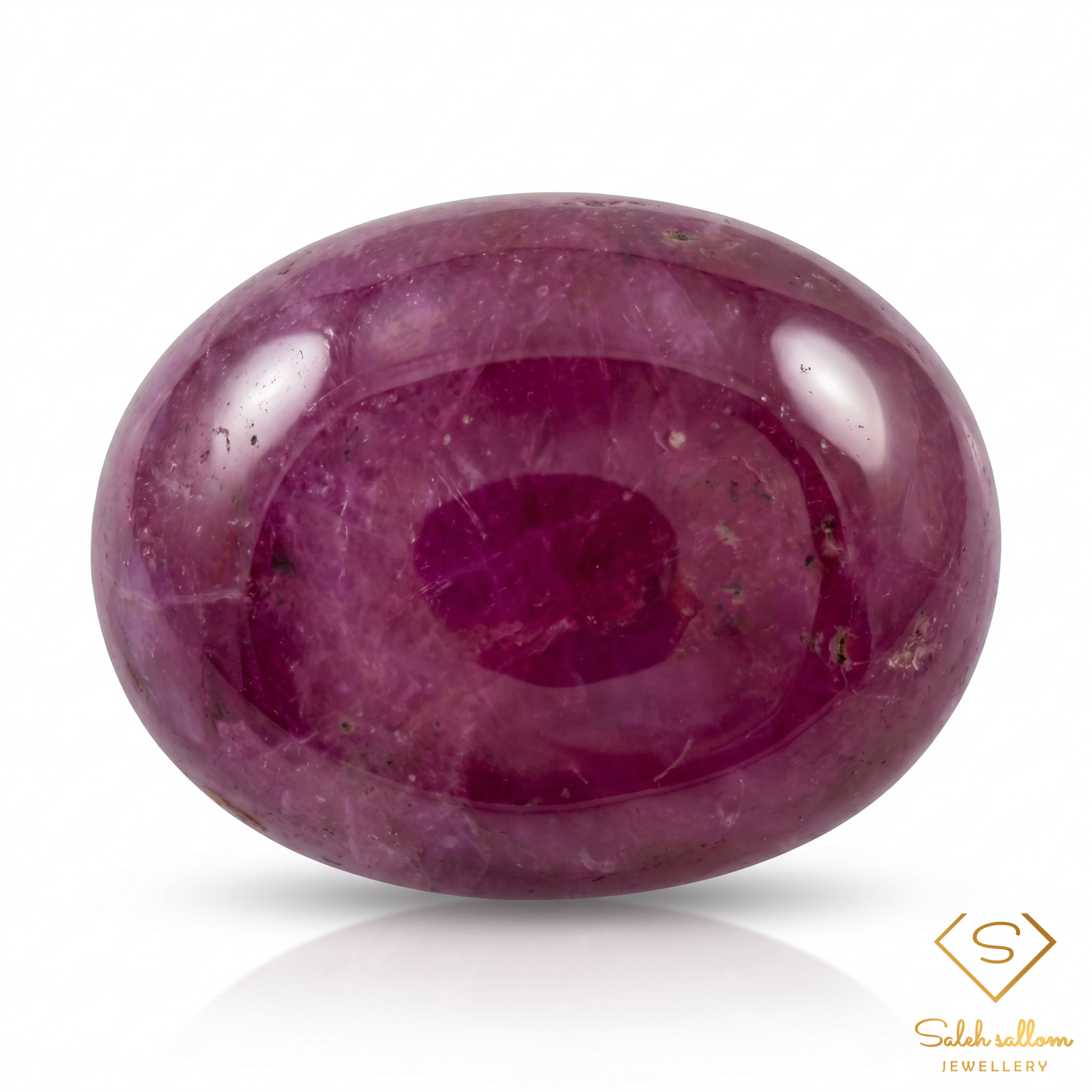 Natural Ruby | 7.44 Carat Oval Cabochon | Fine Collector Gemstone