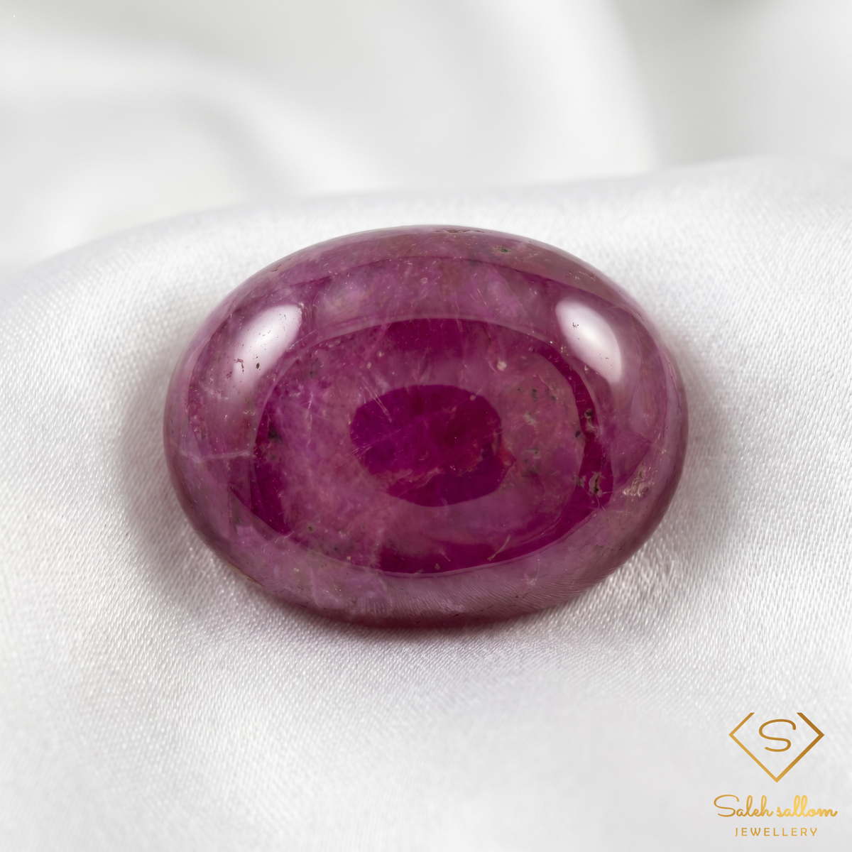 Natural Ruby | 7.44 Carat Oval Cabochon | Fine Collector Gemstone