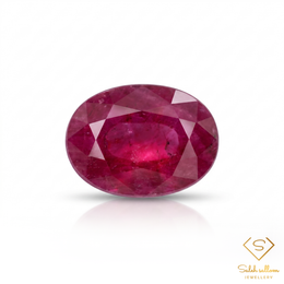 Natural Ruby | 4.24 Carat Oval Mixed Cut | Fine Collector Gemstone