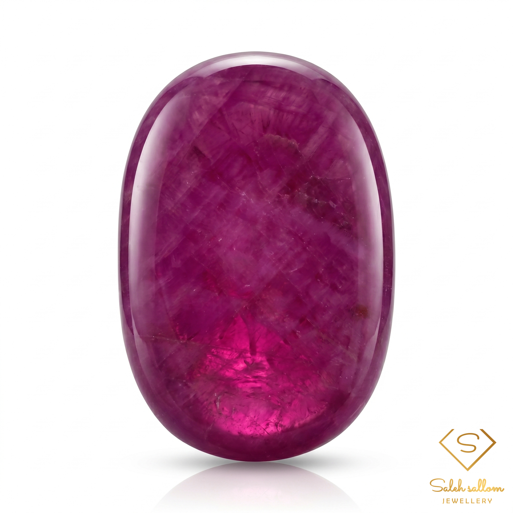 Natural Ruby | 13.22 Carat Oval Cabochon | Collector's Fine Gemstone