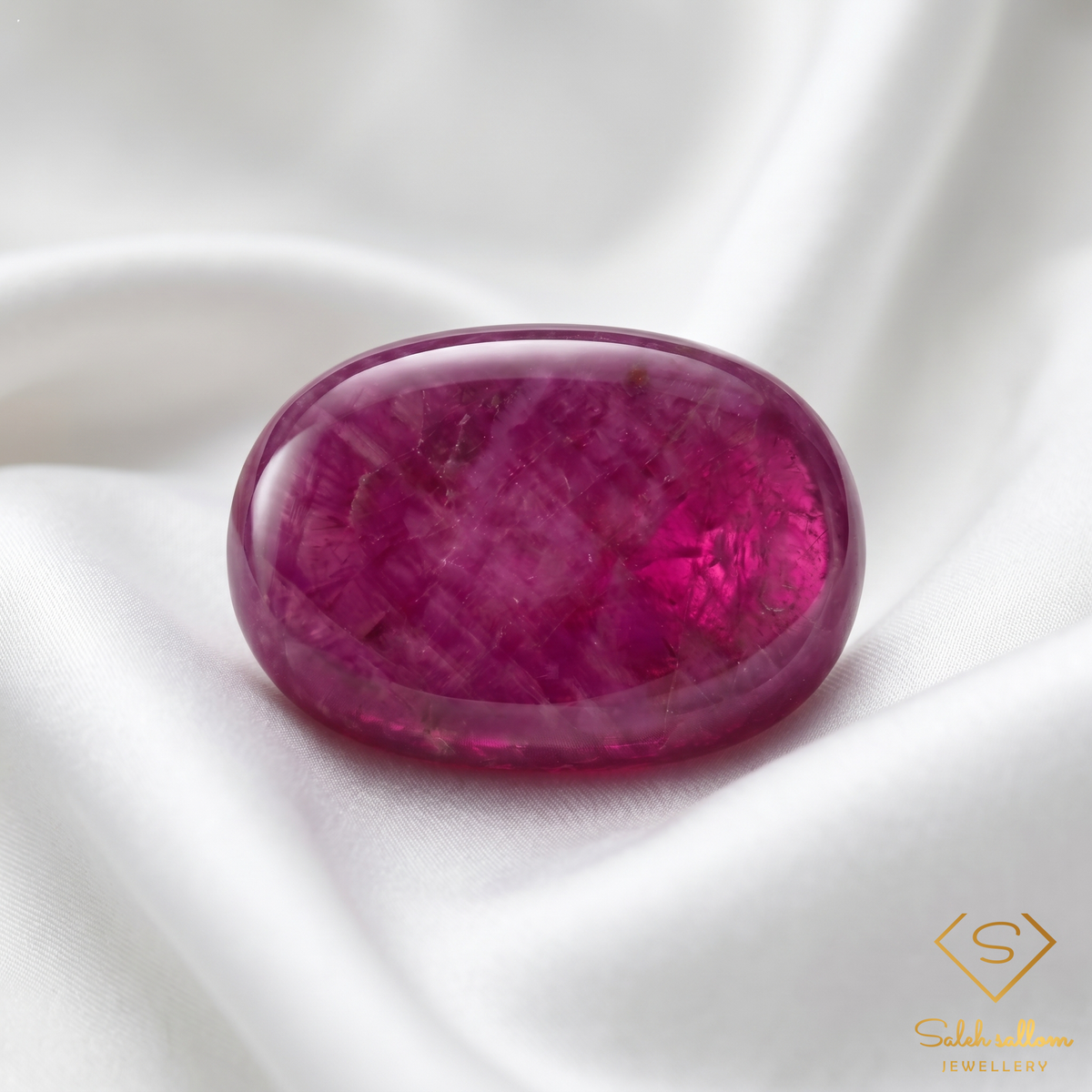 Natural Ruby | 13.22 Carat Oval Cabochon | Collector's Fine Gemstone