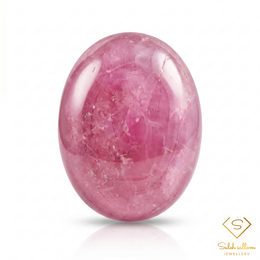 Natural Ruby | 5.84 Carat Oval Cabochon | Fine Pink Ruby Collector Gemstone