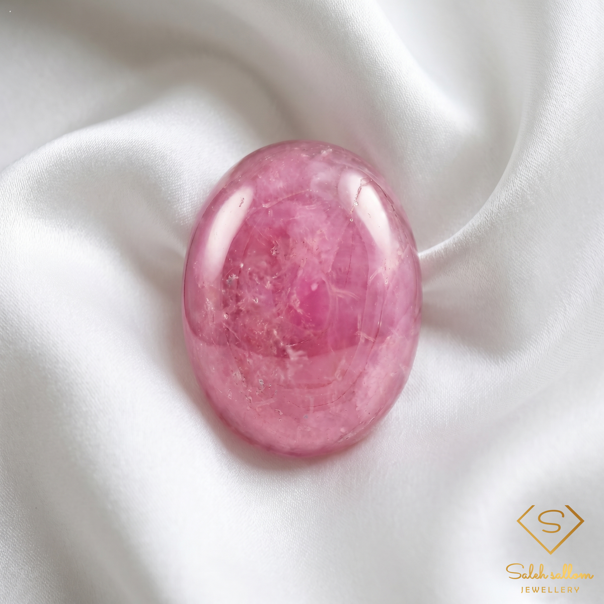 Natural Ruby | 5.84 Carat Oval Cabochon | Fine Pink Ruby Collector Gemstone