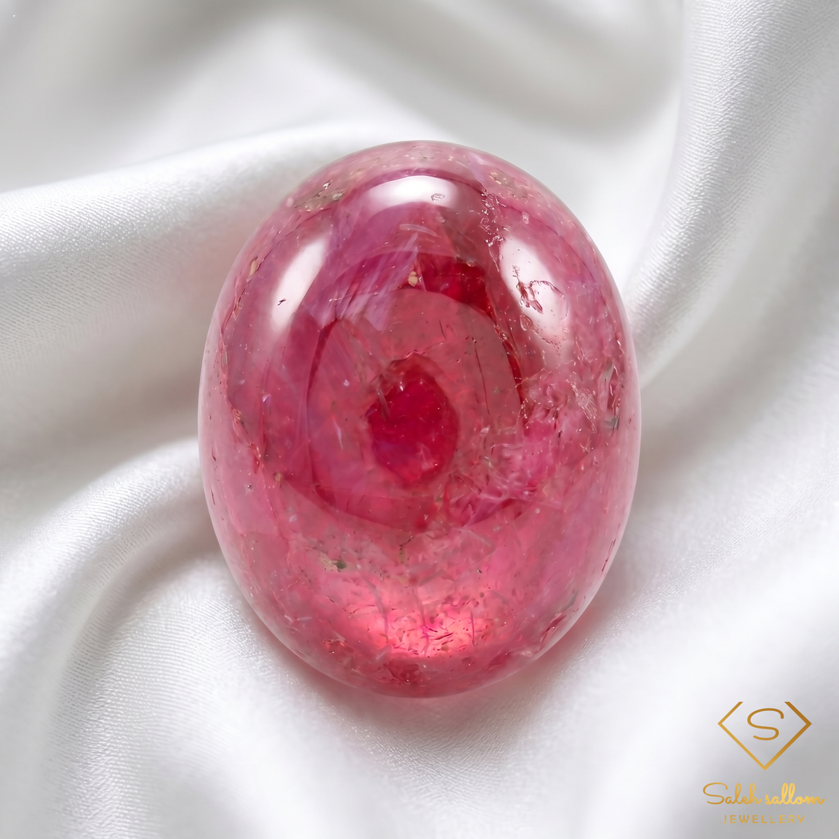 Natural Ruby | 7.63 Carat Oval Cabochon | Fine Collector Gemstone